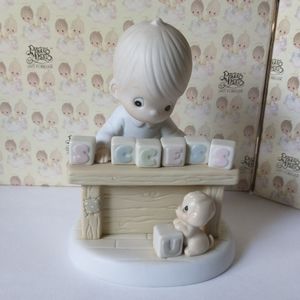 1990 Precious Moments Figure "I Can't Spell Success Without You"